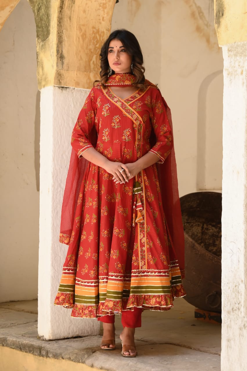 Heavy anarkali best sale