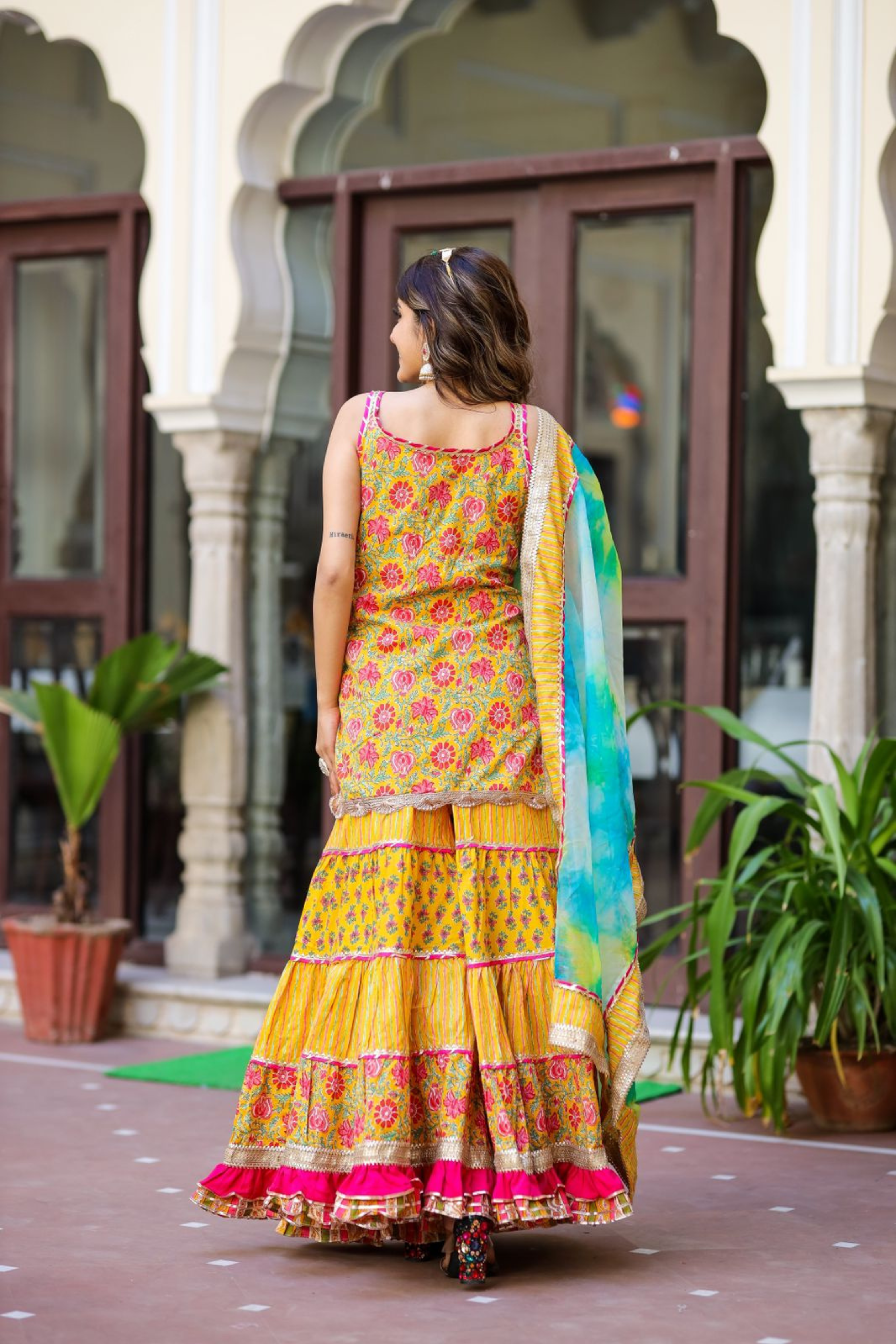 Heavy Sharara Suit Set