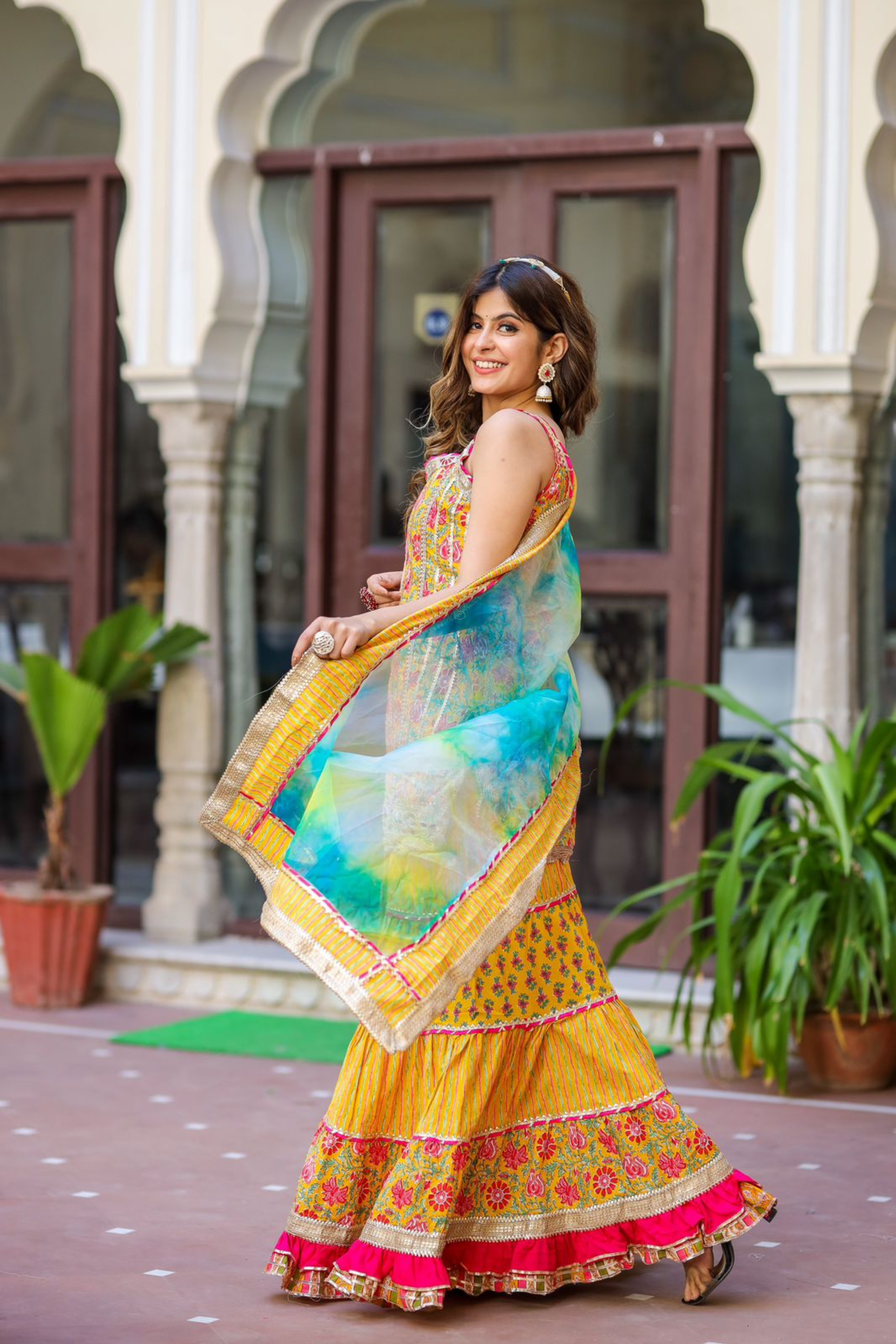 Heavy Sharara Suit Set