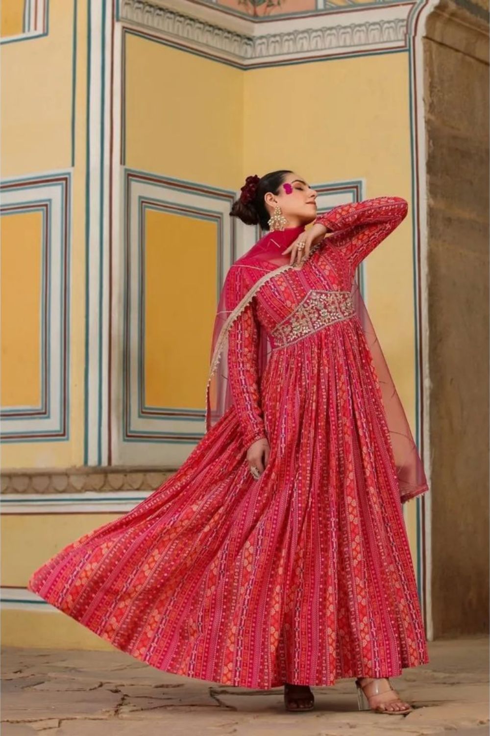 Premium Luxury Heavy Gown Dress With Heavy Organza Dupatta