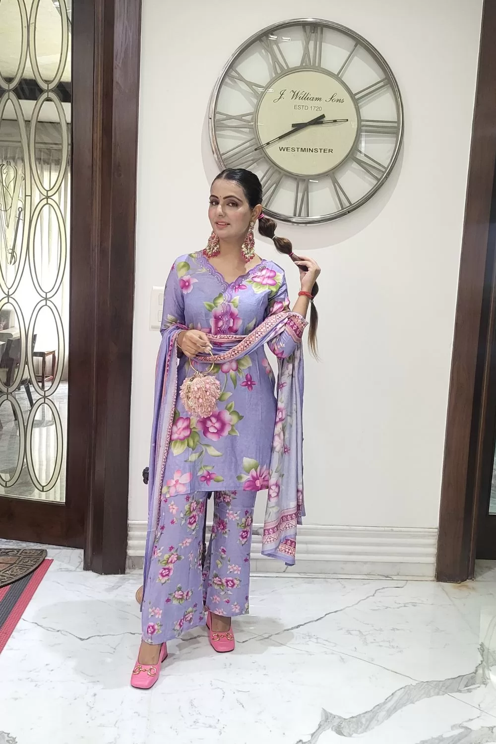 Pure Muslin Premium Luxury Suit Set