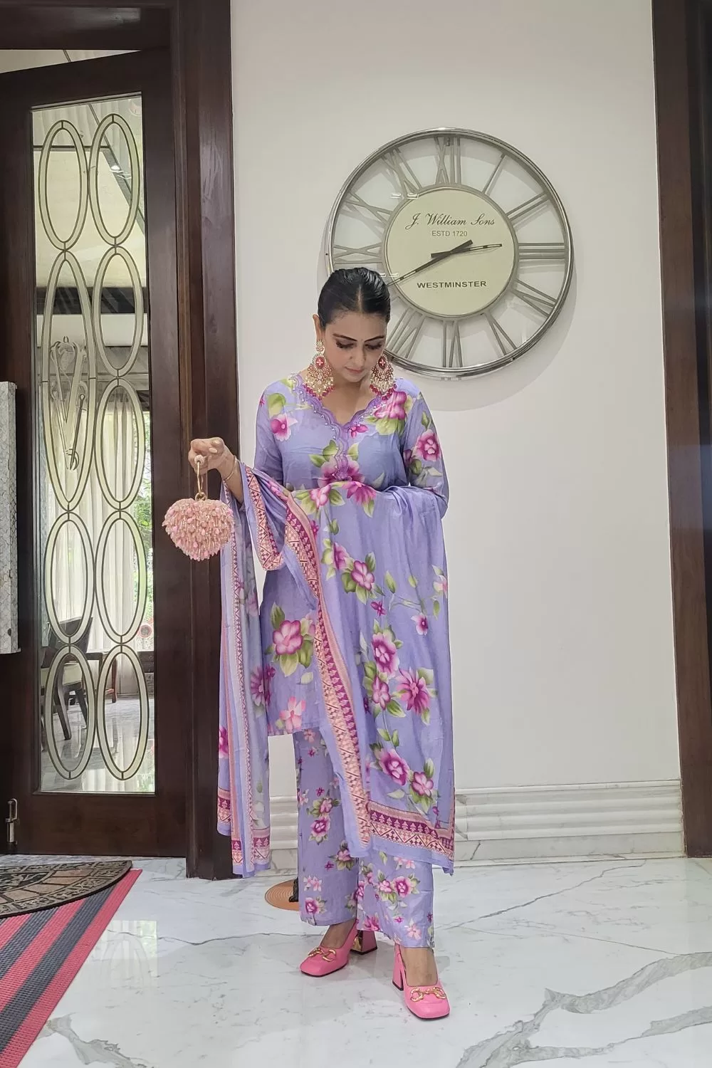 Pure Muslin Premium Luxury Suit Set