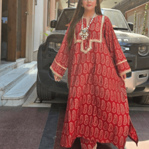 Pure Premium Cotton Luxury Choga Set for Women | Pakistani Style Luxury Suit