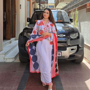 Pure Crepe Summer Suit Set
