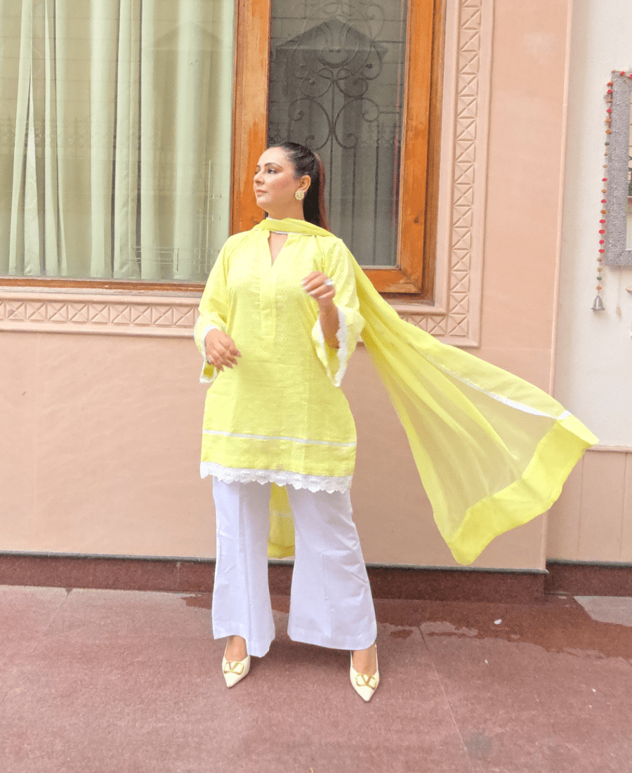 Ireshh Noor Hakoba Suit Set – Pure Cotton Hakoba with Mulmul Lining & Chiffon Dupatta - Image 6