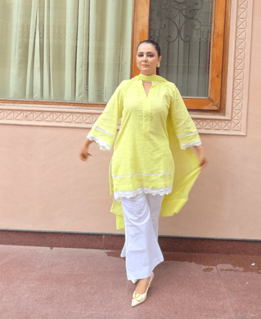 Ireshh Noor Hakoba Suit Set – Pure Cotton Hakoba with Mulmul Lining & Chiffon Dupatta - Image 4