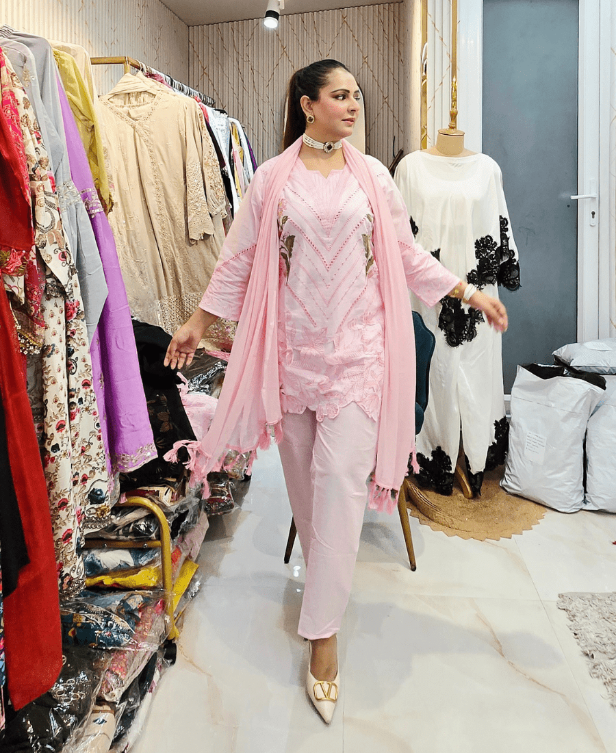 Pure Mul Cotton Suit Set - Image 4