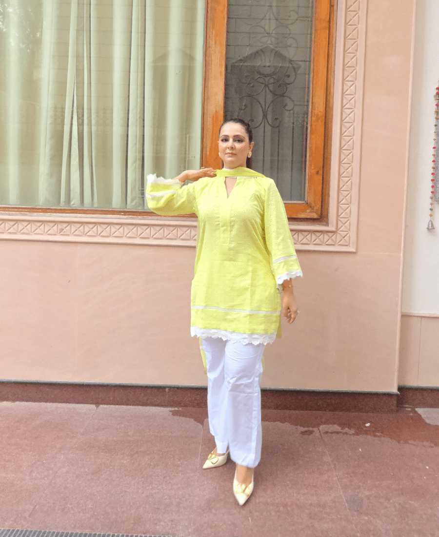 Ireshh Noor Hakoba Suit Set – Pure Cotton Hakoba with Mulmul Lining & Chiffon Dupatta - Image 2
