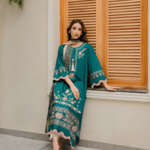 Zarmina Pure Crepe Pakistani Designer Suit