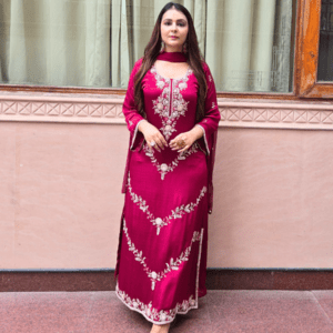 Aarohi Luxury Chiffon Crepe Handwork Suit Set