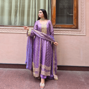Zohra Premium Hand-Embroidered Tissue Suit