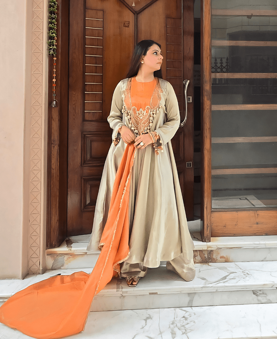 Premium Designer Adaa Anarkali | Handwork & Embroidery - Image 3