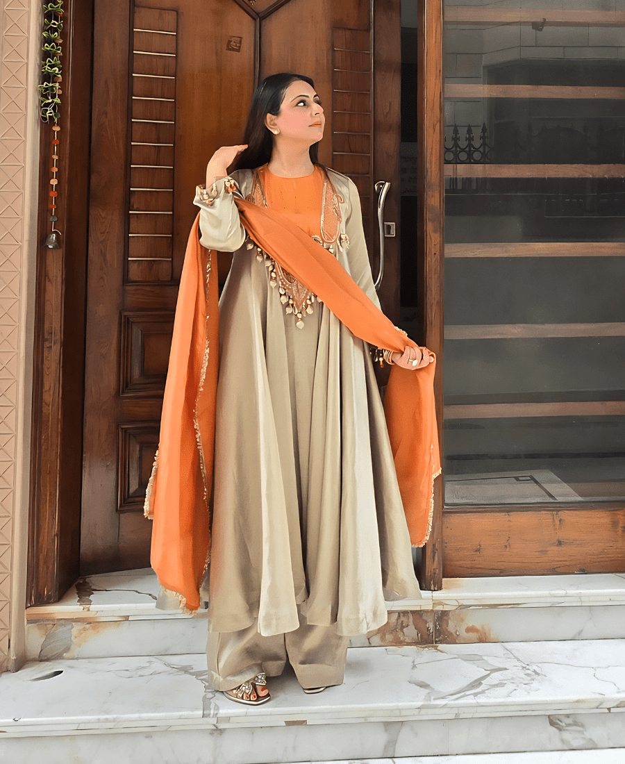 Premium Designer Adaa Anarkali | Handwork & Embroidery - Image 4