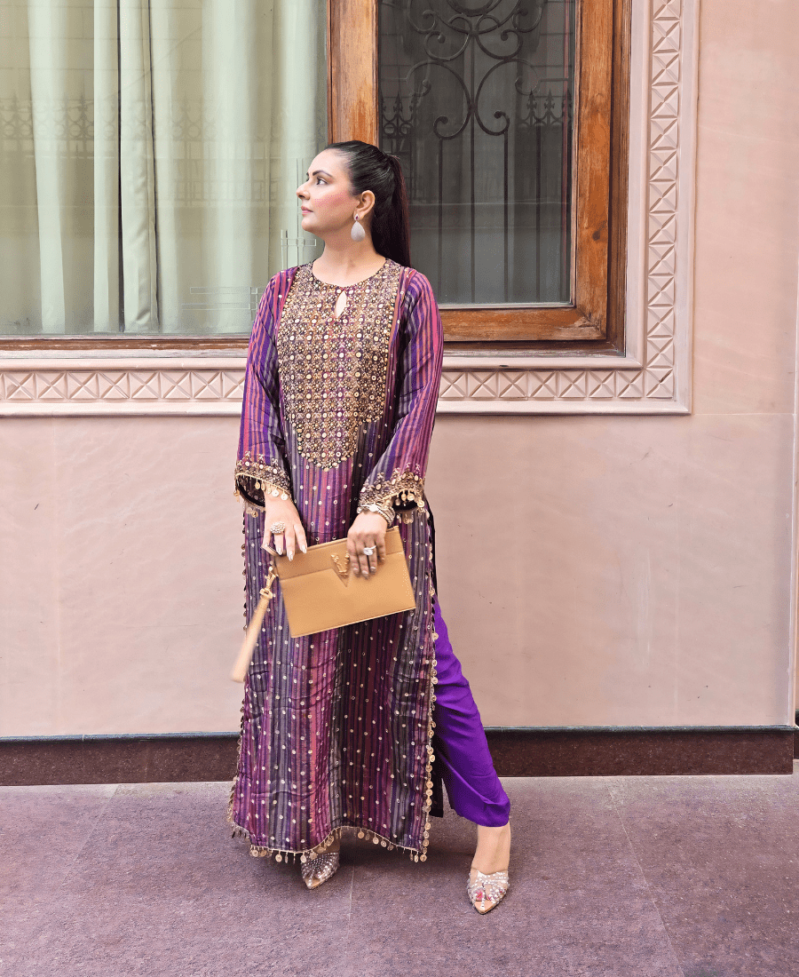 Noor Mirrorwork kurta Set - Image 4