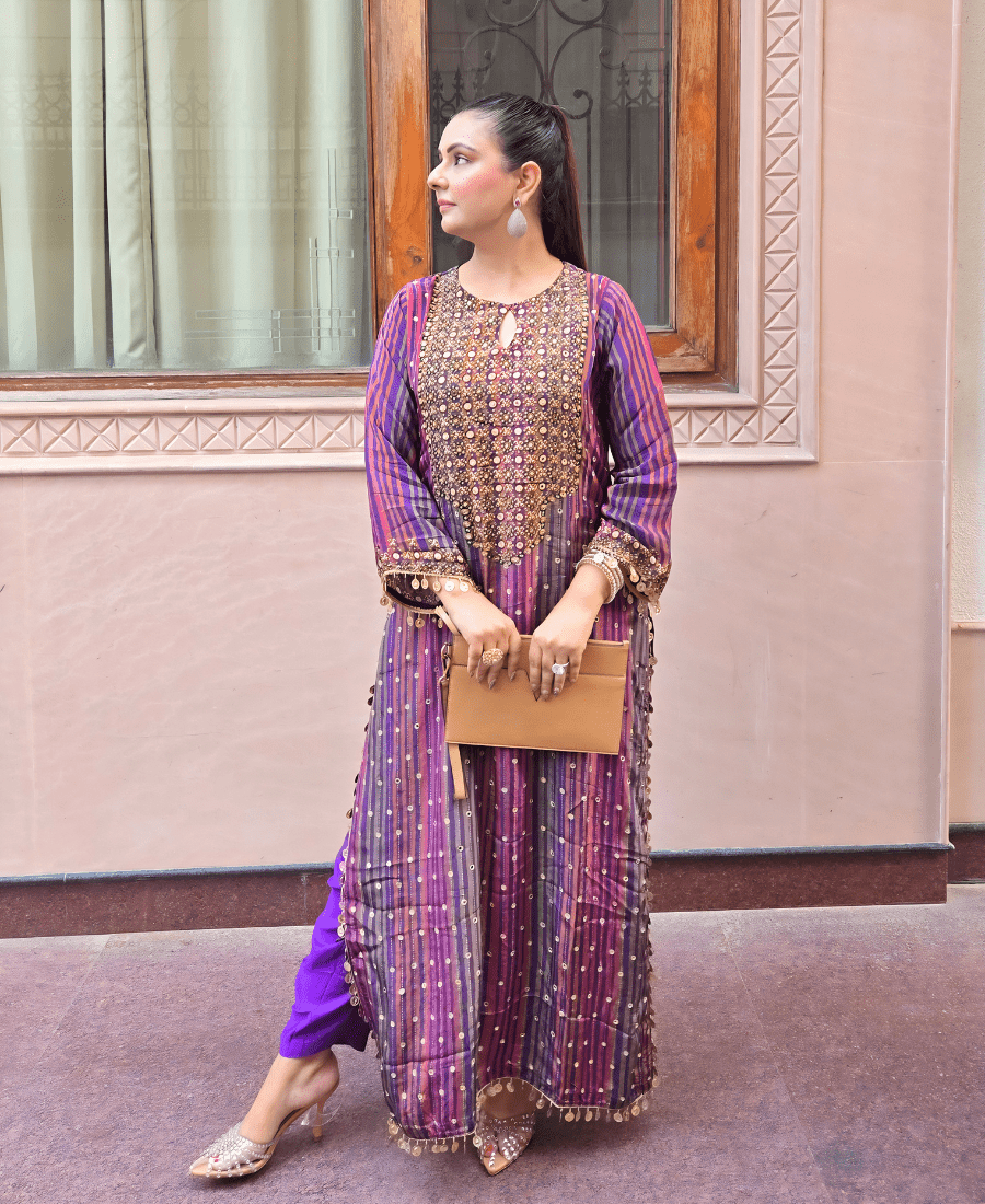 Noor Mirrorwork kurta Set