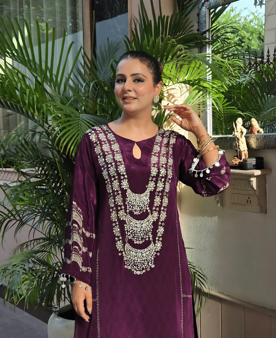 Zohra Handwork Two-Piece Set - Image 4