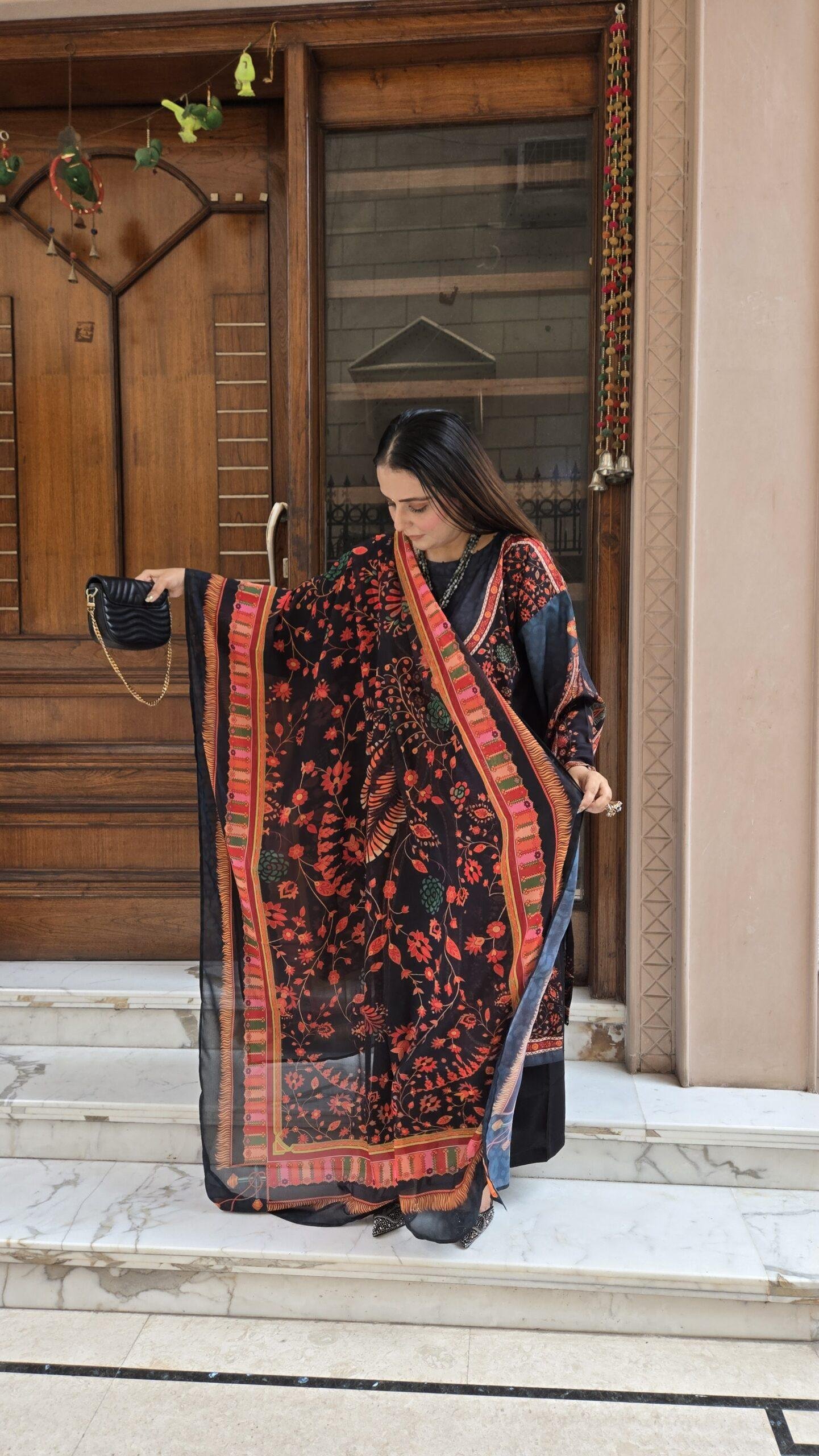 Designer Kashmiri Choga Phiran Set - Image 5