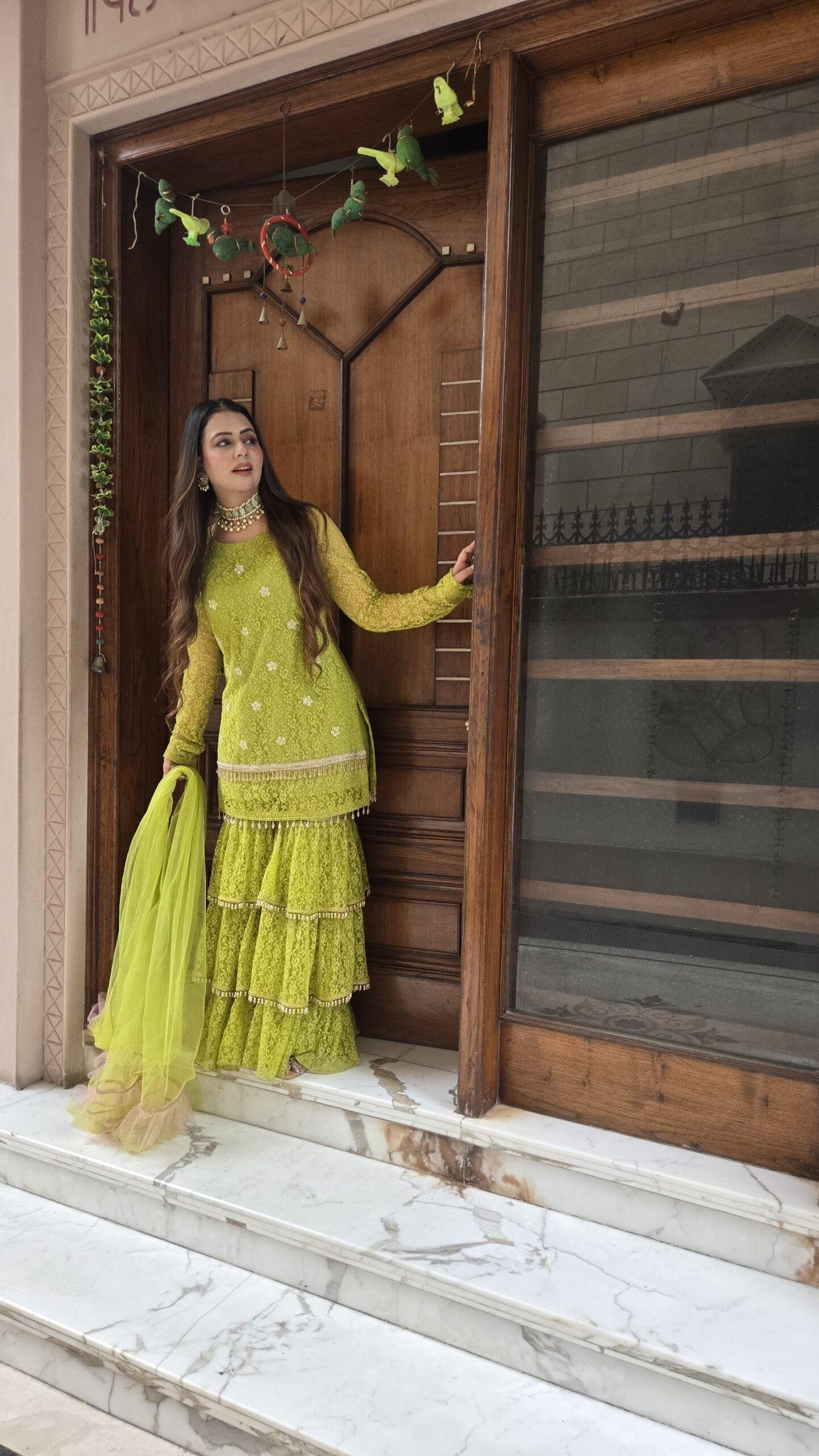 Noor-e-Utsav Sharara Set - Image 4