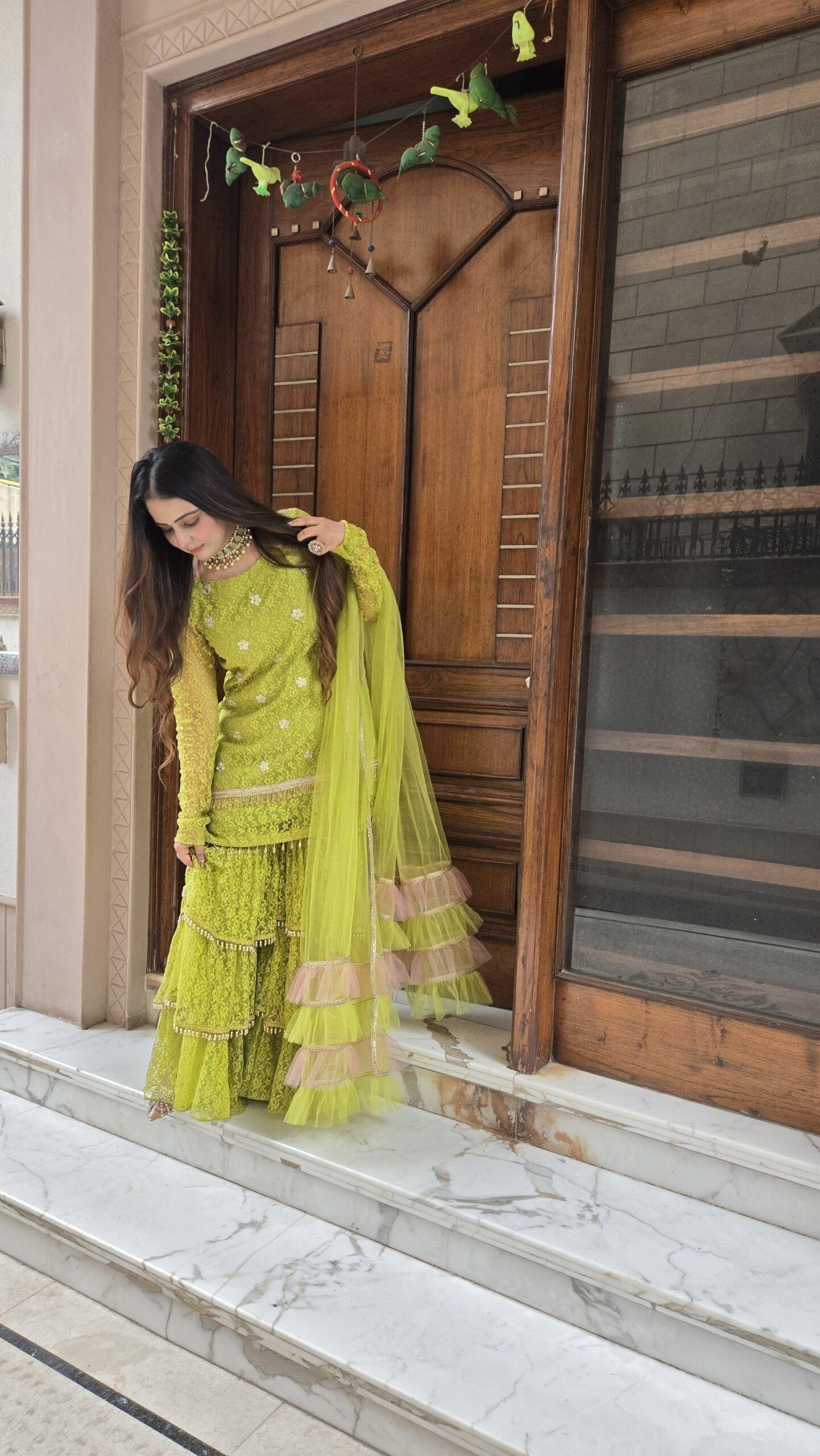 Noor-e-Utsav Sharara Set - Image 8
