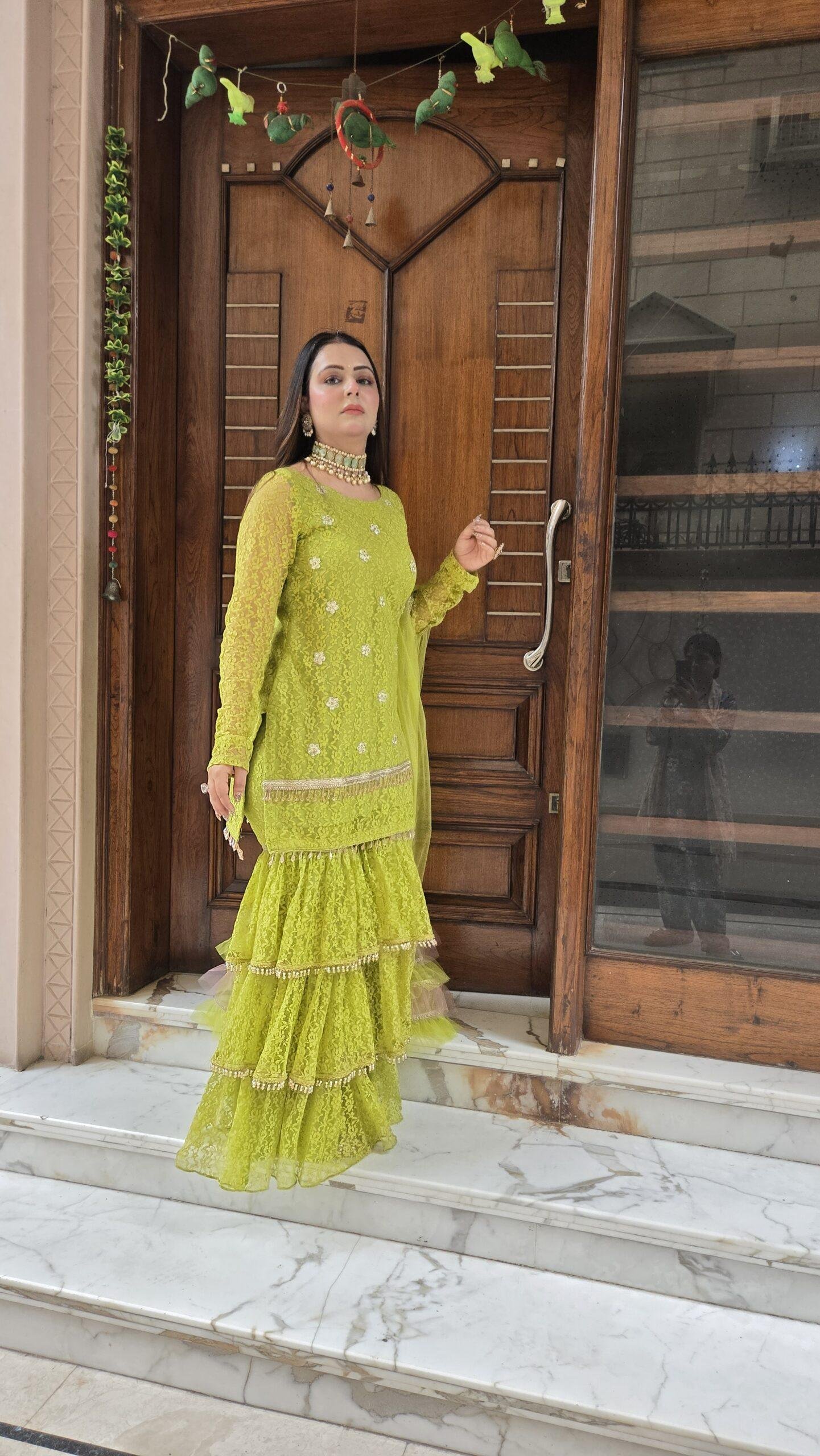 Noor-e-Utsav Sharara Set - Image 3