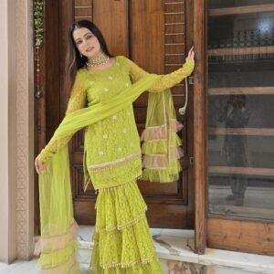 Noor-e-Utsav Sharara Set